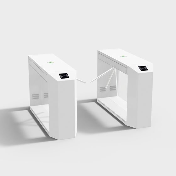 Stylish Smart Turnstile 3D model