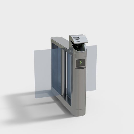 Modern Turnstile 3D Model Design