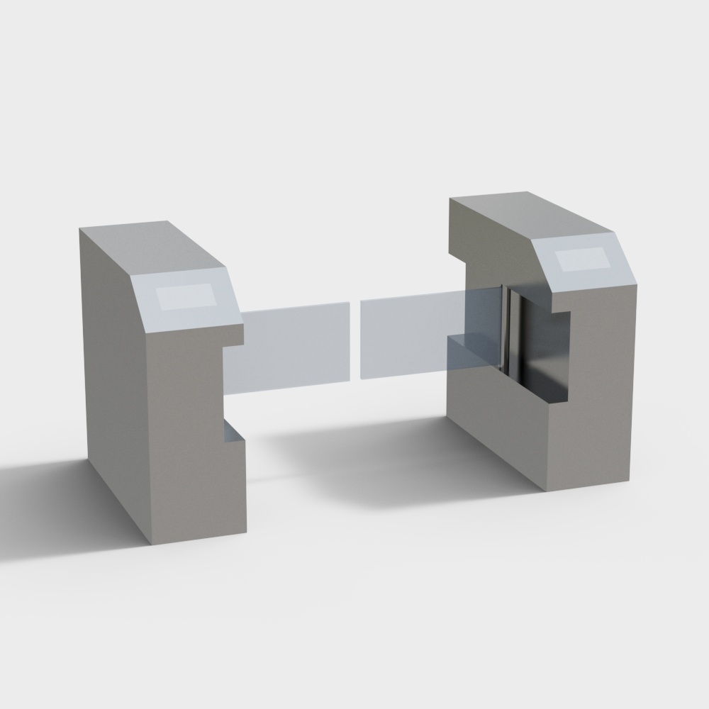 Cổng xoay hiện đại trong khu dân cư