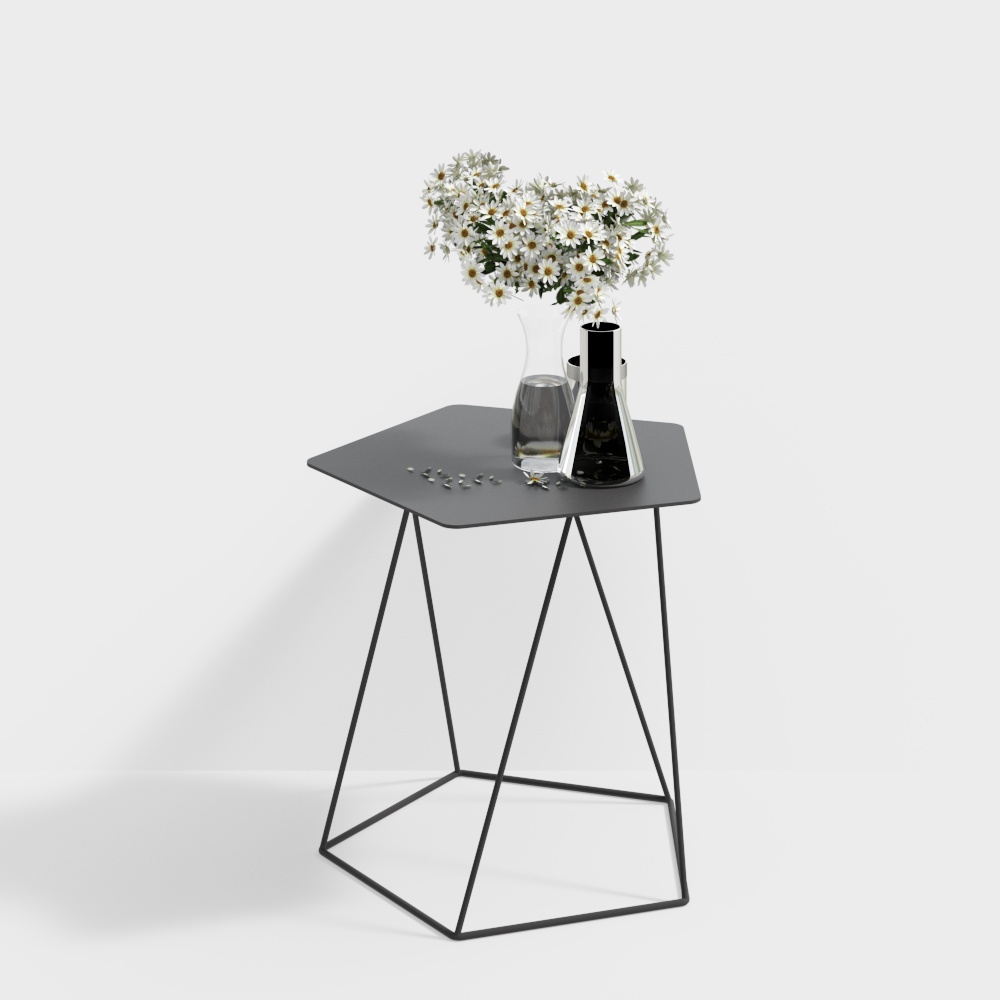 Mesa de café pequeña estilo moderno