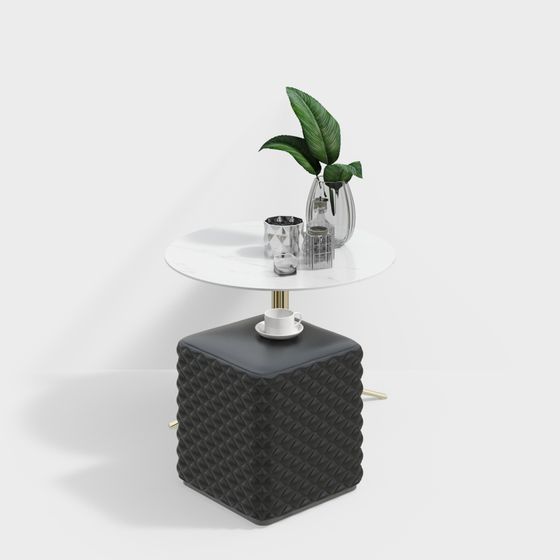 Urban Corner Side Table 3D model for Contemporary Spaces