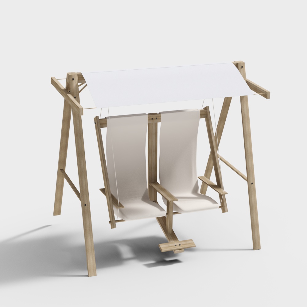 ヴィラのハンギングチェア