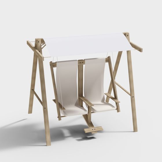 ヴィラのハンギングチェア