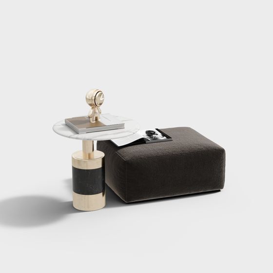 Urban Corner 3D model - Elegant Low Poly Design