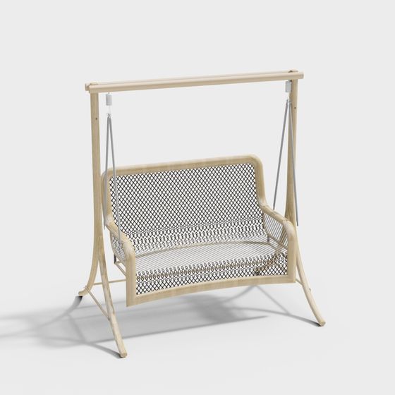 Elegant Hanging Chair 3D model for Relaxation