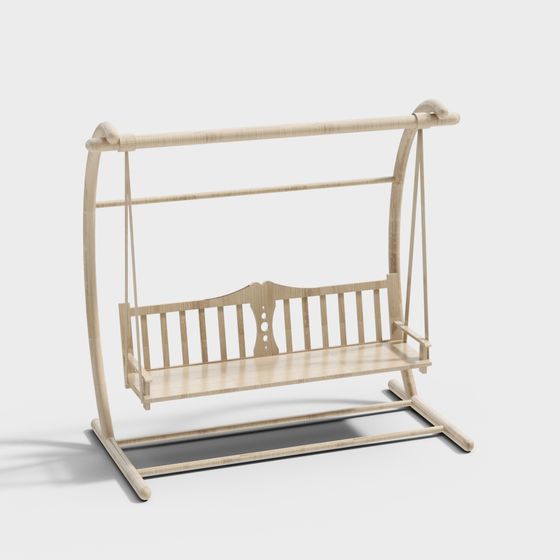 Charming Cradle Chair 3D Model