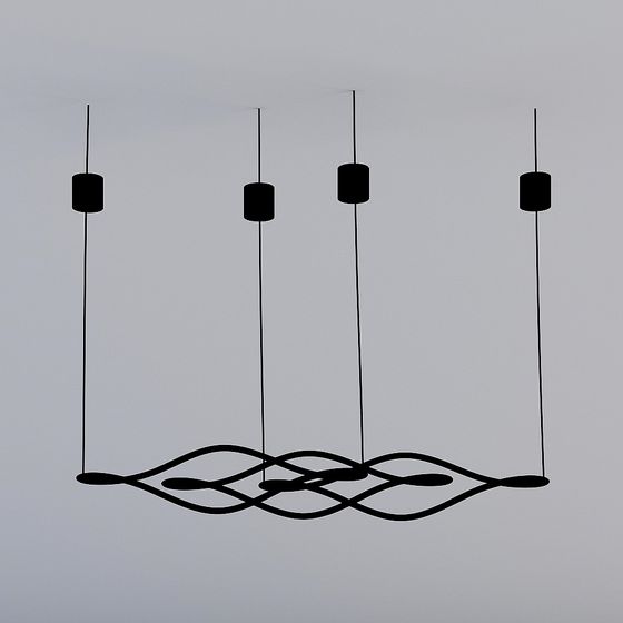 Unique Low-Poly Chandelier 3D model