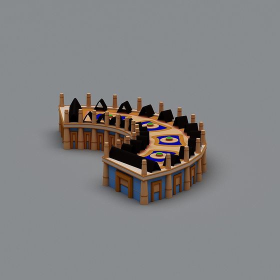 Fantasy Castle 3D model for Creative Projects