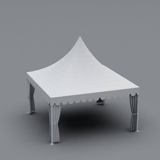 Elegant Minimalist Tent 3D model