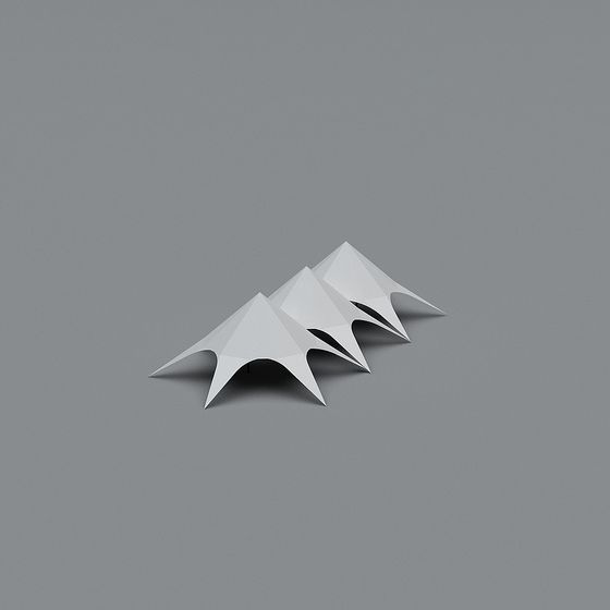 Origami Peak 3D model