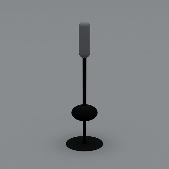 Elegant Low-Poly Floor Lamp 3D Model