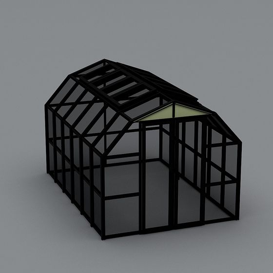 Modern Minimalist Greenhouse 3D model