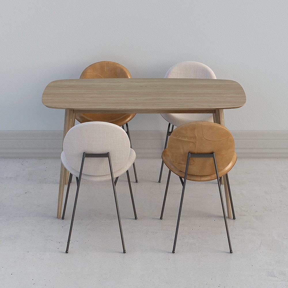 現代風ダイニングテーブルセット