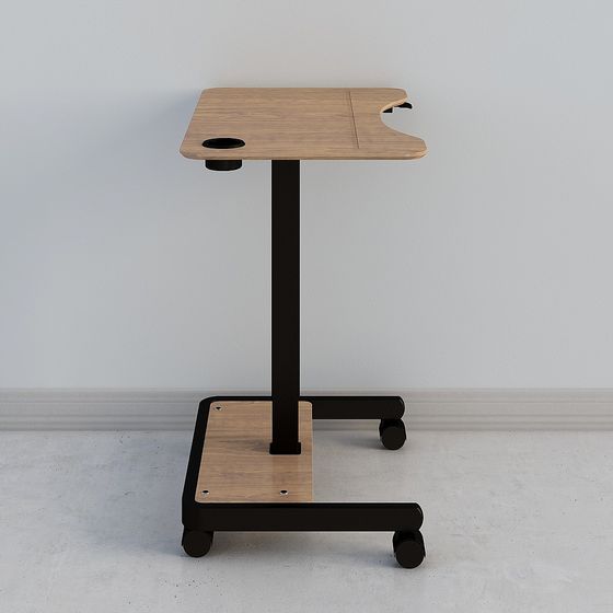 Trendy Portable Mobile Desk 3D model for Modern Workspaces