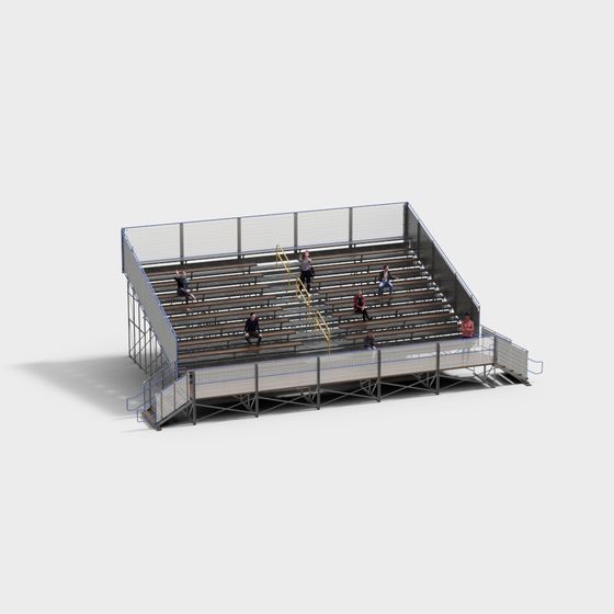 Dynamic 3D Stadium Seating Model for Creative Projects