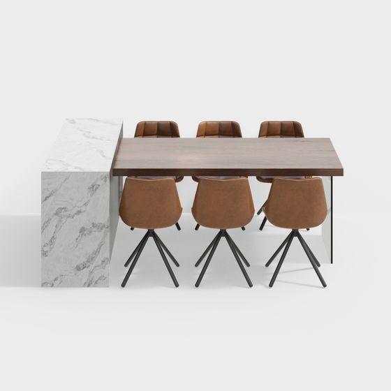 Urban Living Room 3D model