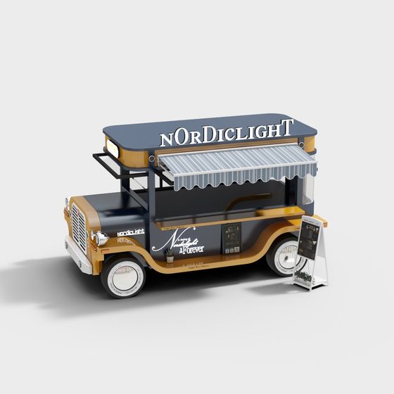 NordicLight Food Truck 3D model