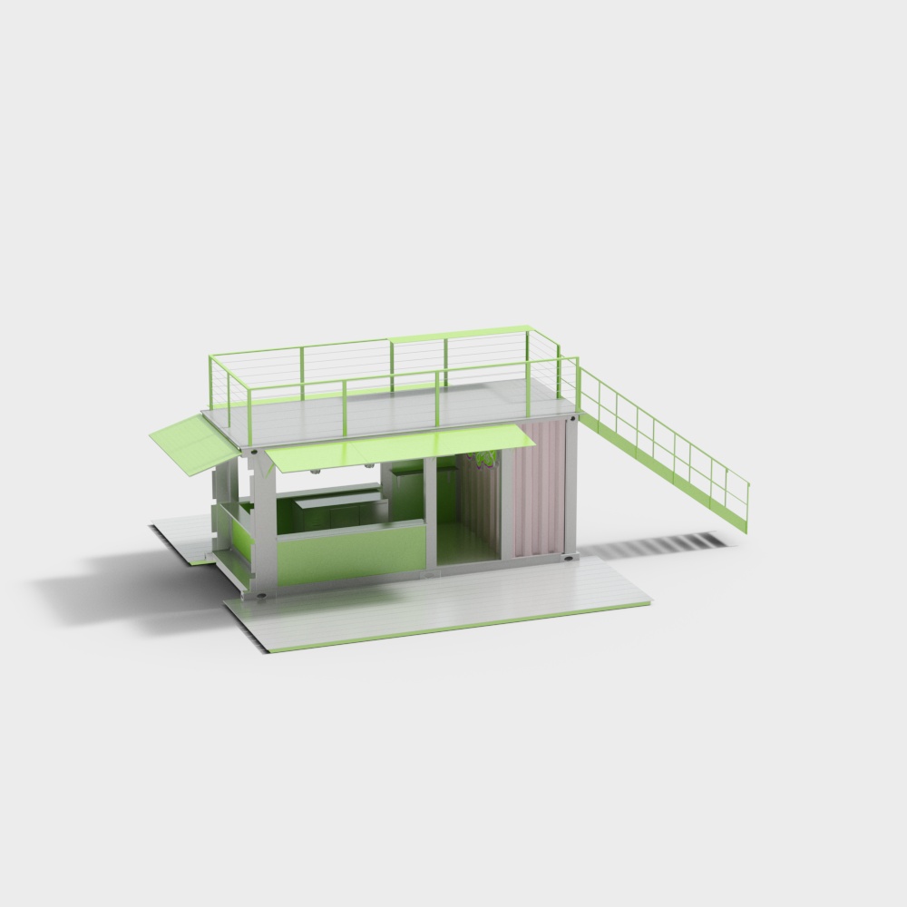 Commercial street modern container