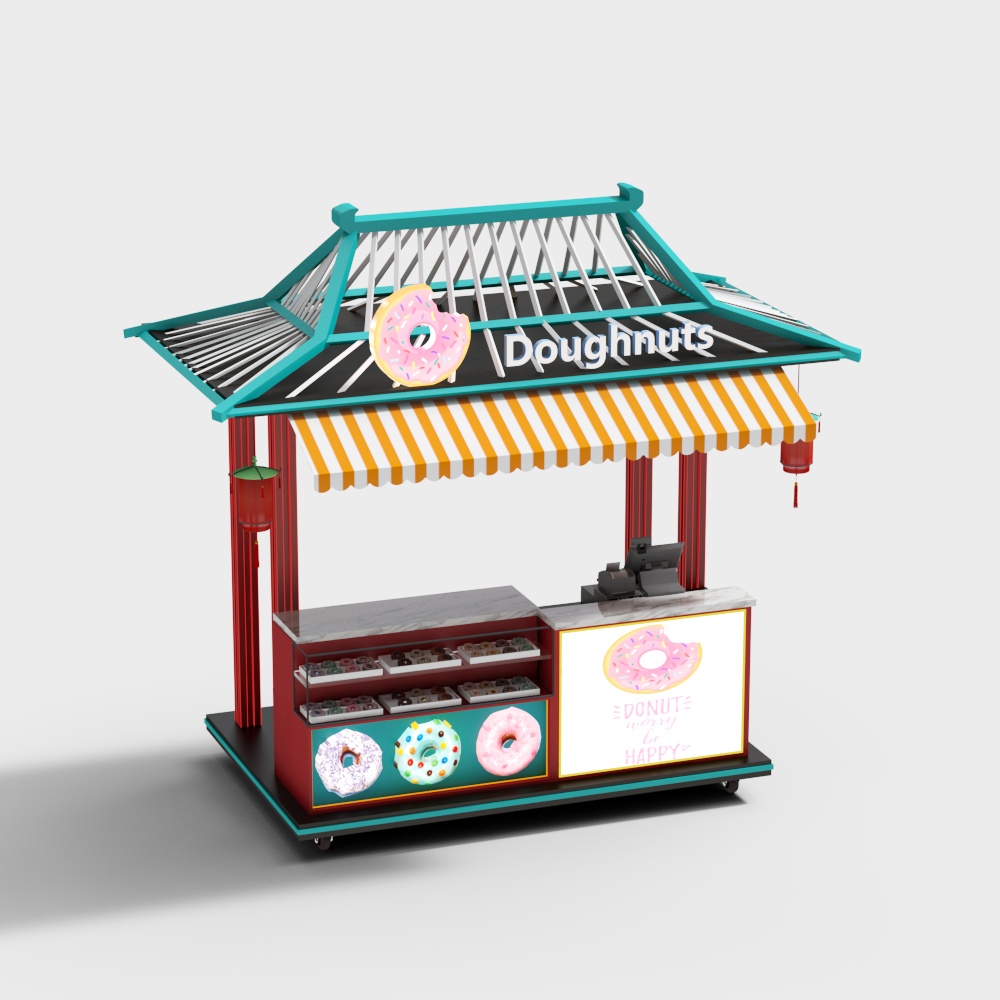 Chinese trendy snack street stalls