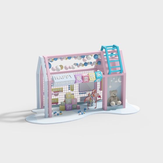 Whimsical Playground 3D model