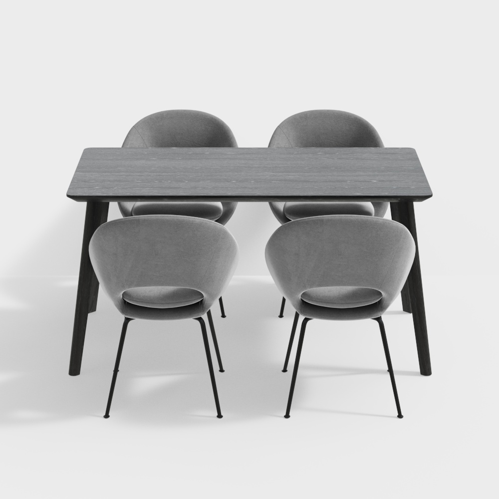 現代風ダイニングテーブルセット