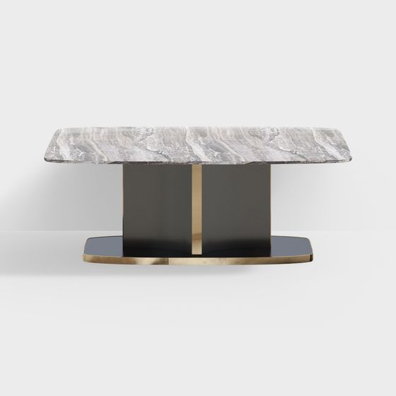 Urban Luxury Dining Table 3D model