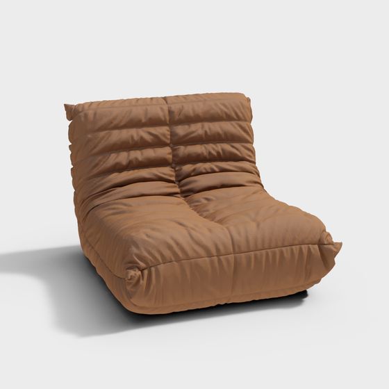 Stylish Low Polygon Sofa 3D model