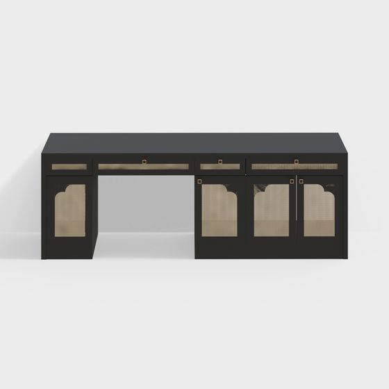 木製復古風格臥室桌