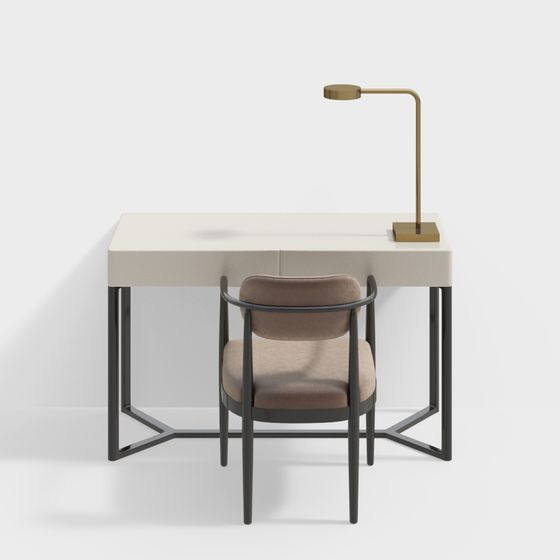 Combinaison de bureau en bois contemporain pour chambre