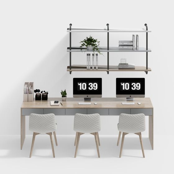 Urban Workspace 3D model for Modern Offices