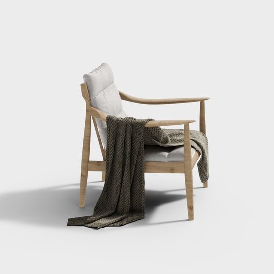 Cozy Corner Chair 3D model