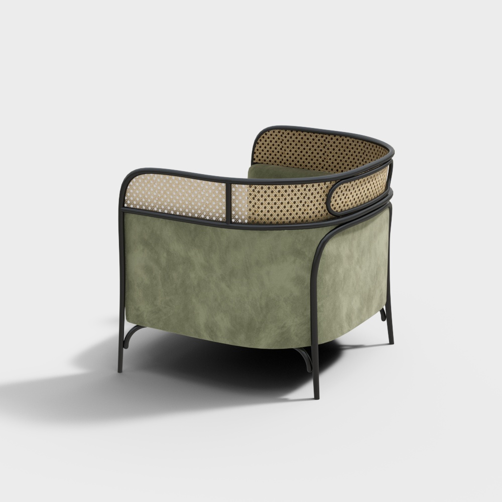 Ghế bành sofa màu xanh