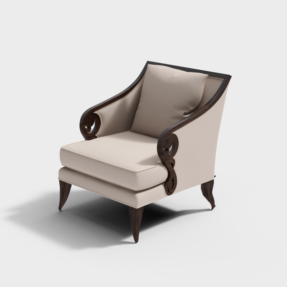 ghế bành gỗ hình vuông