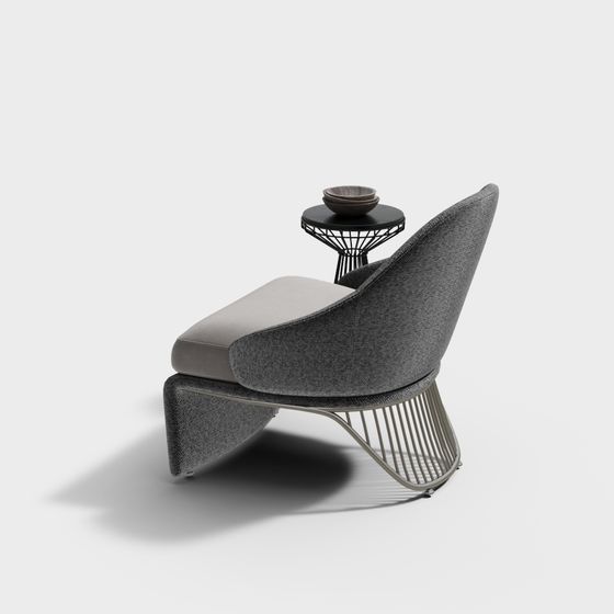 Stylish Urban Lounge Chair 3D model