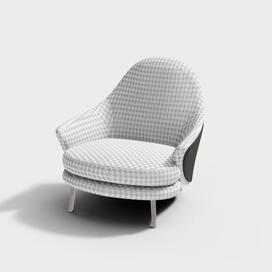 пледный диван-кресло