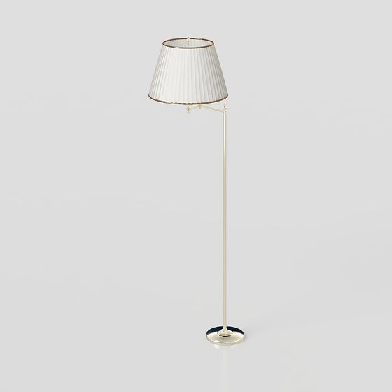 Elegant Floor Lamp 3D model for Modern Interiors
