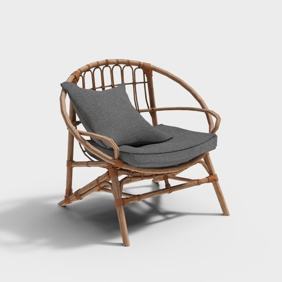 mental bamboo knitting Armchair