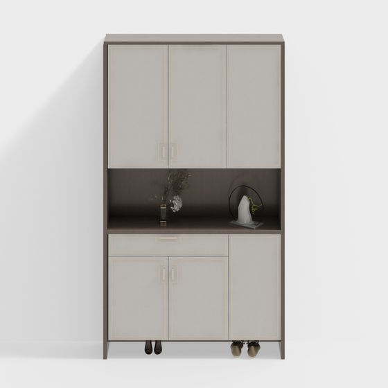 Tủ vào cửa phong cách Trung Quốc mới