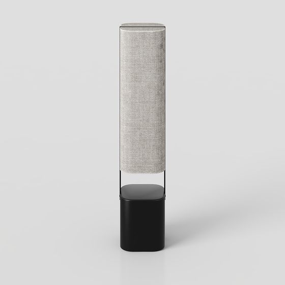 Urban Sound Tower Low-Polygon Speaker 3D model