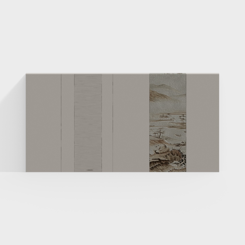 Neo-Chinese background wall