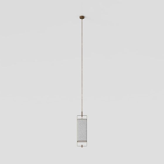 Elegant Modern Pendant Light 3D model