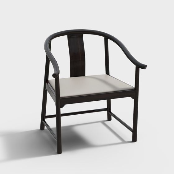 Stylish Armchair 3D model for Modern Interiors