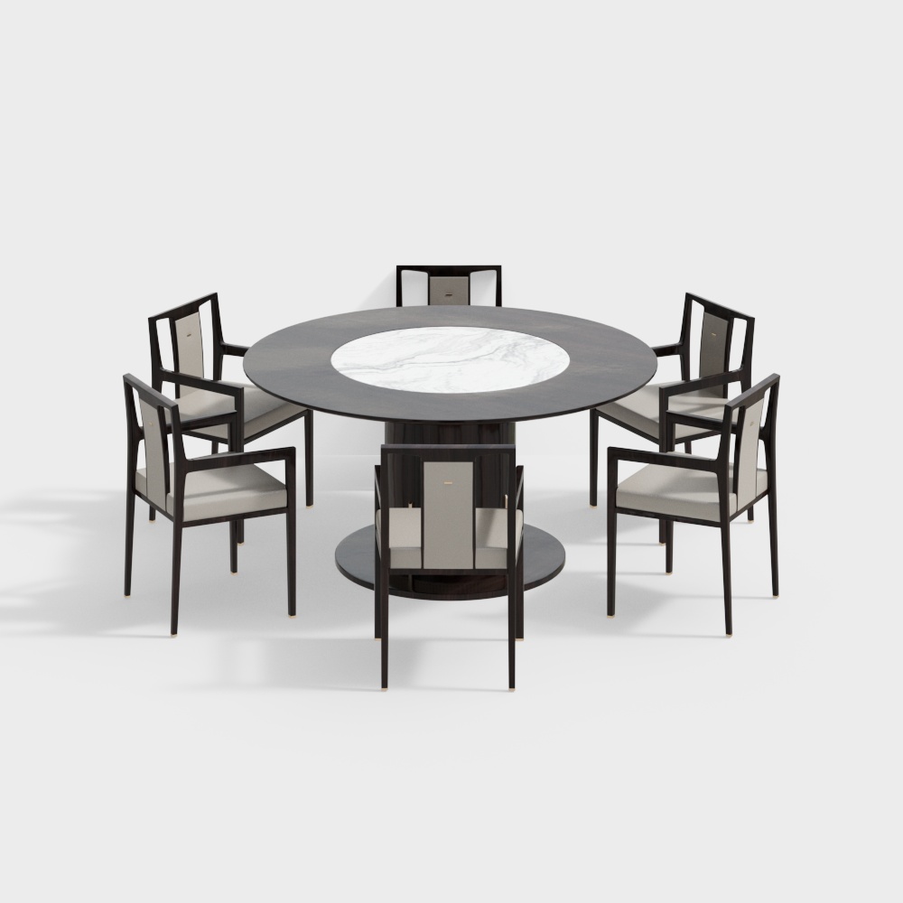 Новая китайская комбинация стола и стульев