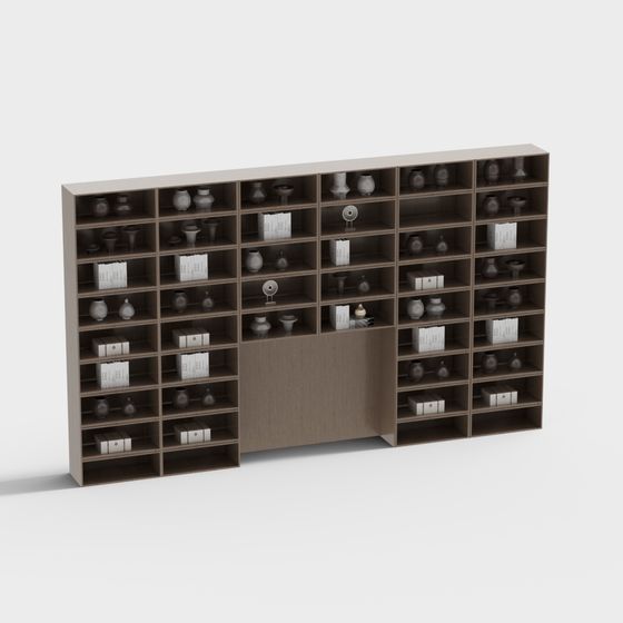 Urban Storage Shelf 3D model