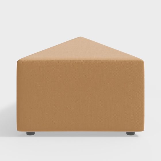 Triangle Sofa Stool 3D model