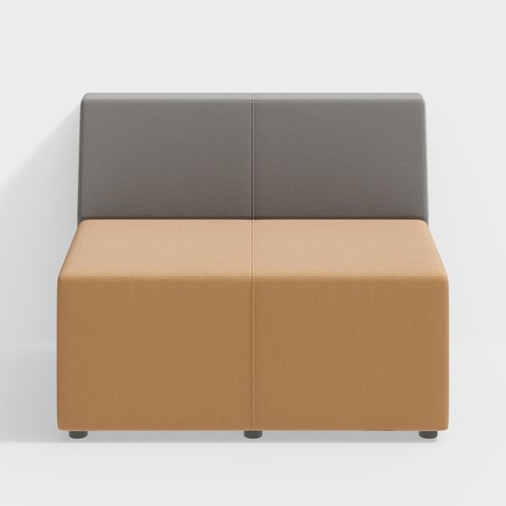 Modular Sofa 3D Model for Modern Interiors