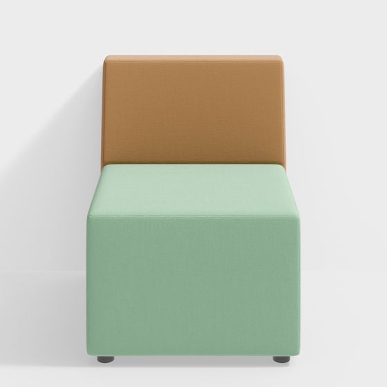 Modular Seat 3D model for Modern Minimalist Design