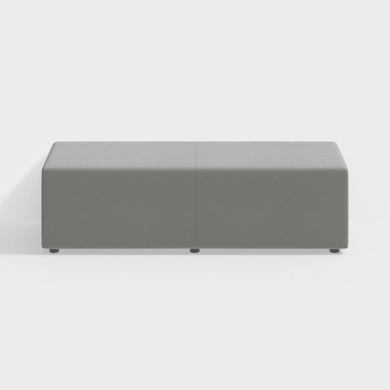 Black Assemble Sofa 3D Model