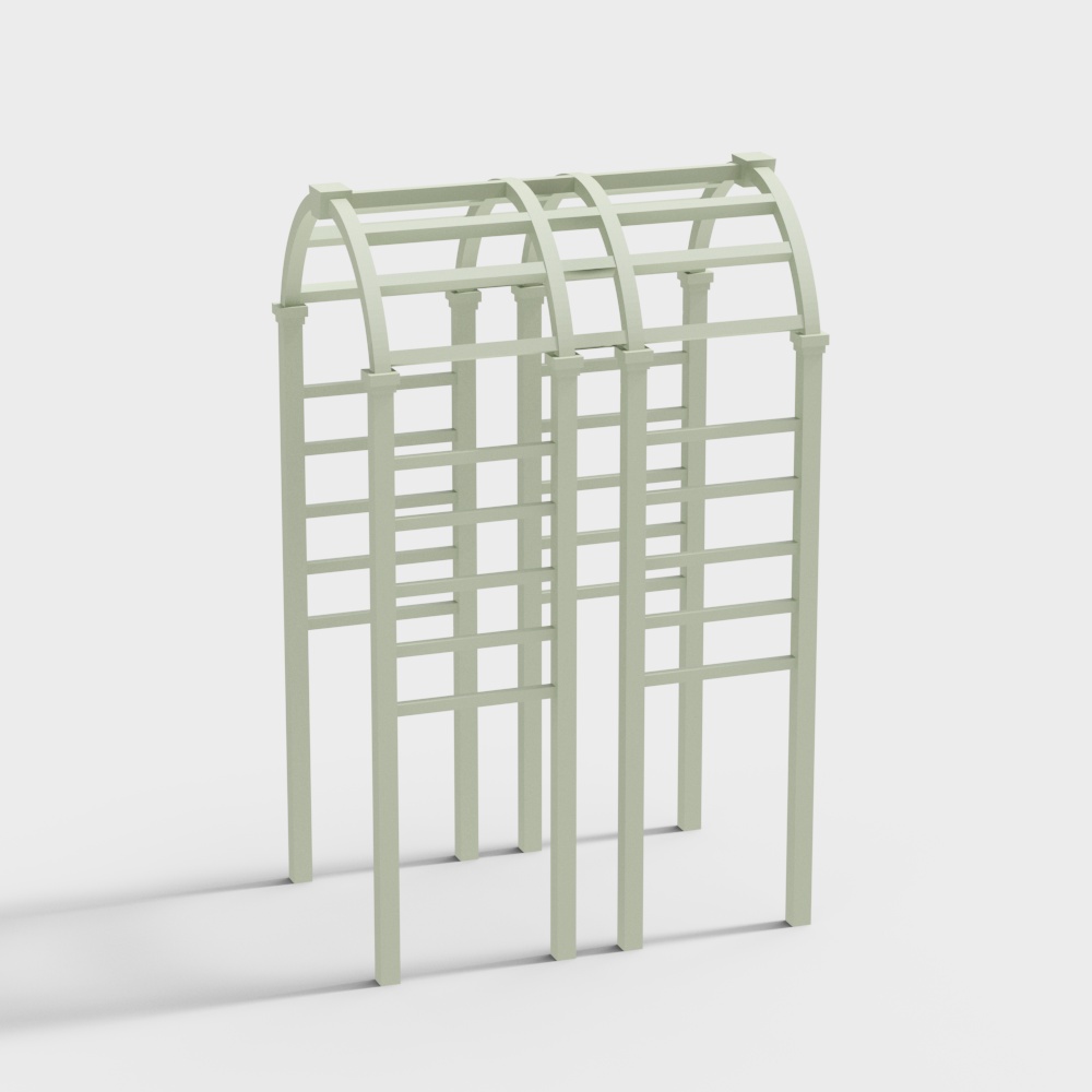 Modern courtyard arch flower stand