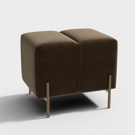 ghế đôn vải hình vuông